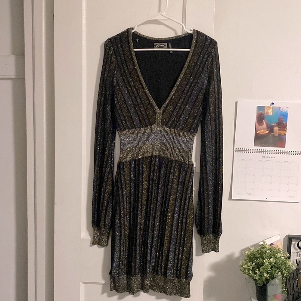 Long sleeve sweater dress